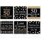 Big Dot of Happiness Adult 50th Birthday - Gold - Funny Birthday Party Decorations - Drink Coasters - Set of 6